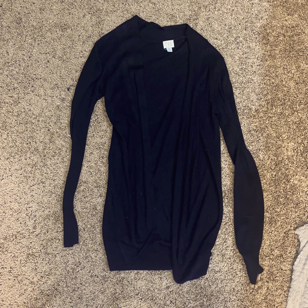 A new day black sweater cardigan